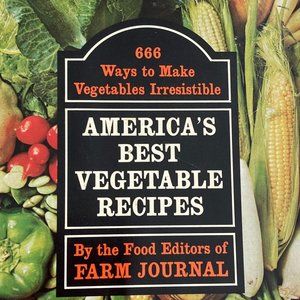 VEGETABLE COOKBOOK  Vintage1970 VEGGIES 1ST Edition